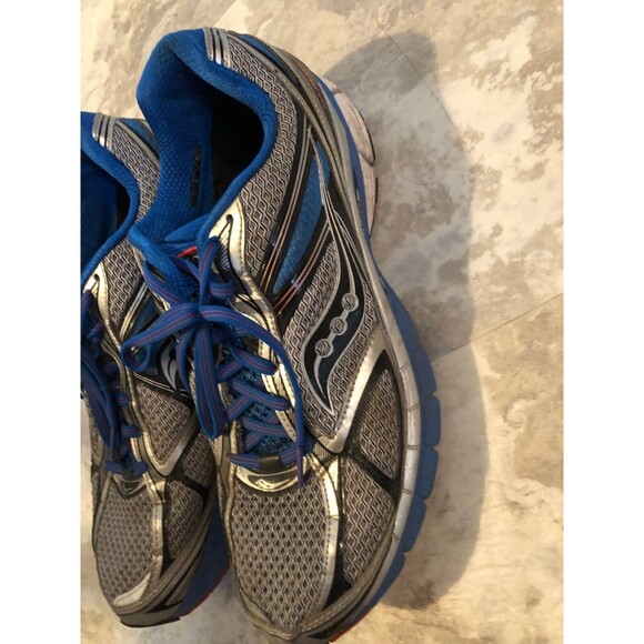 Saucony Power Grid Guide US Size 12 Running Shoe Wide Silver Blue main image 8
